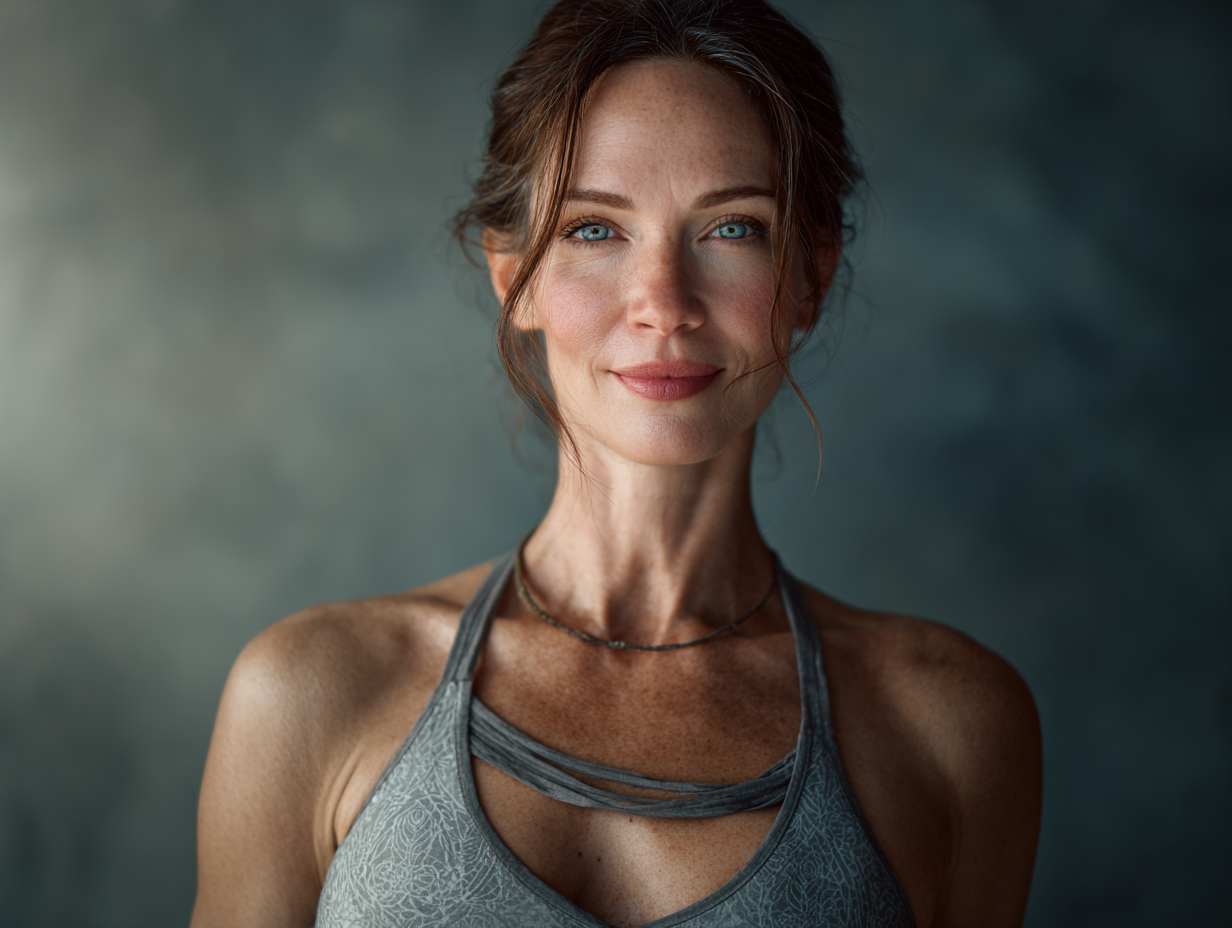 Інструктор йоги демонструє асану